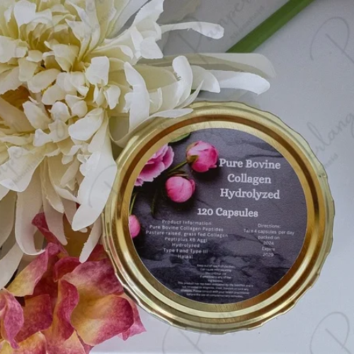 Pure Bovine Collagen Capsules 120 - Landi Goodies Pure Bovine Collagen Capsules 120
